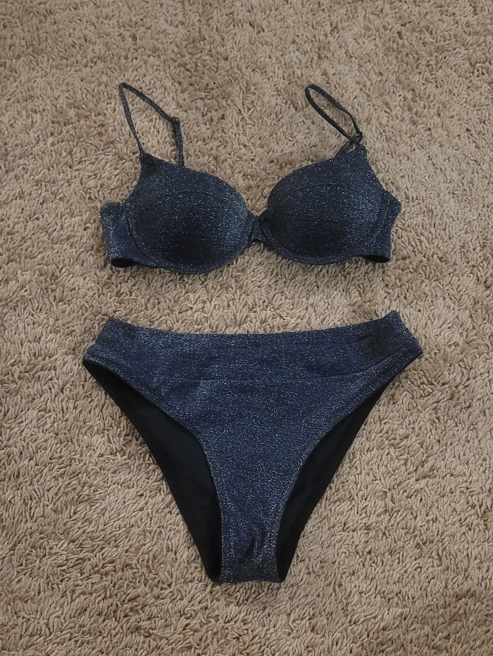 Triangl Blue Sparkle Bikini
